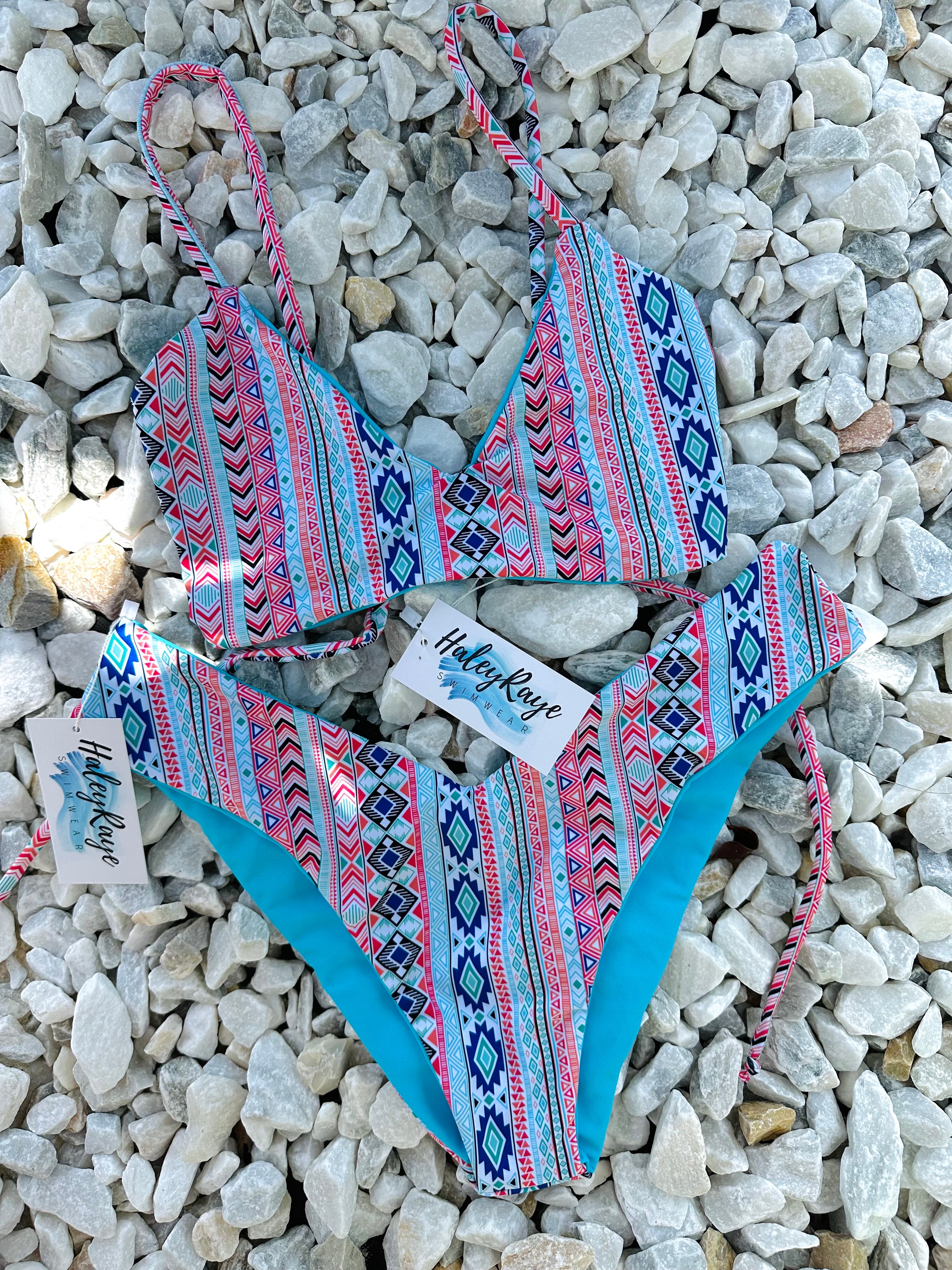 RIVIERA LIMITED AZTEC PRINT: THE COCO BOTTOM