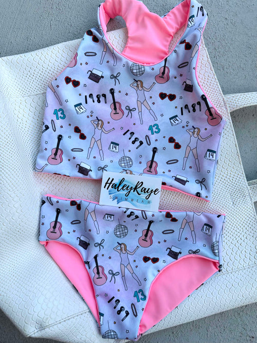 SWIFTIE SET HARPER TOP AND EVERLY BOTTOM: SIZE 7T