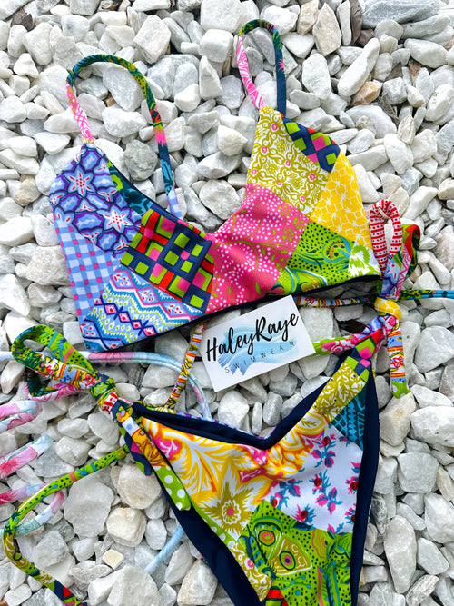 TREASURE ISLAND PRINT -SELECT TOP STYLE-