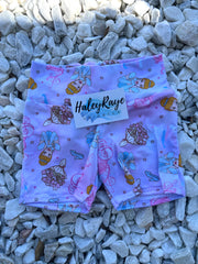 KIDS: CINDERELLA BIKE SHORTS 3T