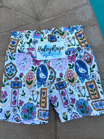GIRLS BIKE SHORTS: 4TH OF JULY
