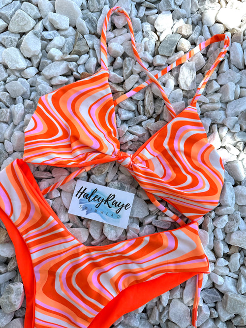 SUNKISSED PRINT -SELECT TOP STYLE-