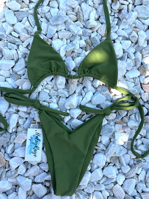 OLIVE SOLID -SELECT BOTTOM STYLE-