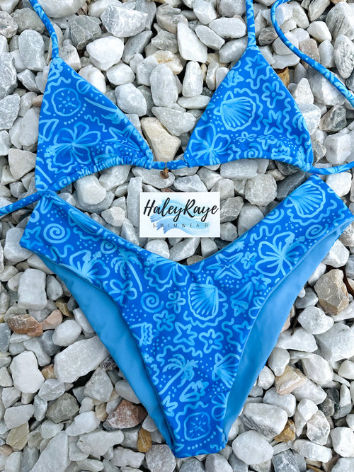 SEASHORE PRINT -SELECT TOP STYLE-
