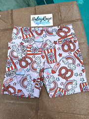 GIRLS BIKE SHORTS: 4TH OF JULY