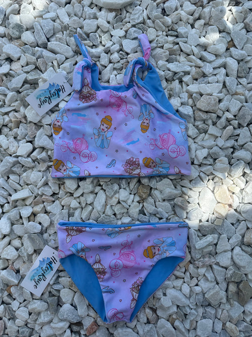 CINDERELLA KIDS SWIM SET: SIZE 5T