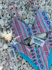 RIVIERA: LIMITED AZTEC PRINT THE BALI TOP