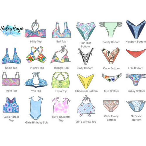 BEL MAR PRINT -SELECT BOTTOM STYLE-